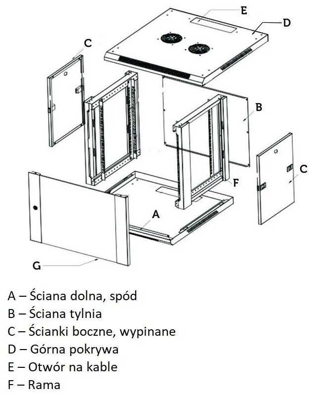 EXTRALINK EX.14350 15U 600x600 pilka ant stovo montuojama spintelė, tvirtinama prie sienos