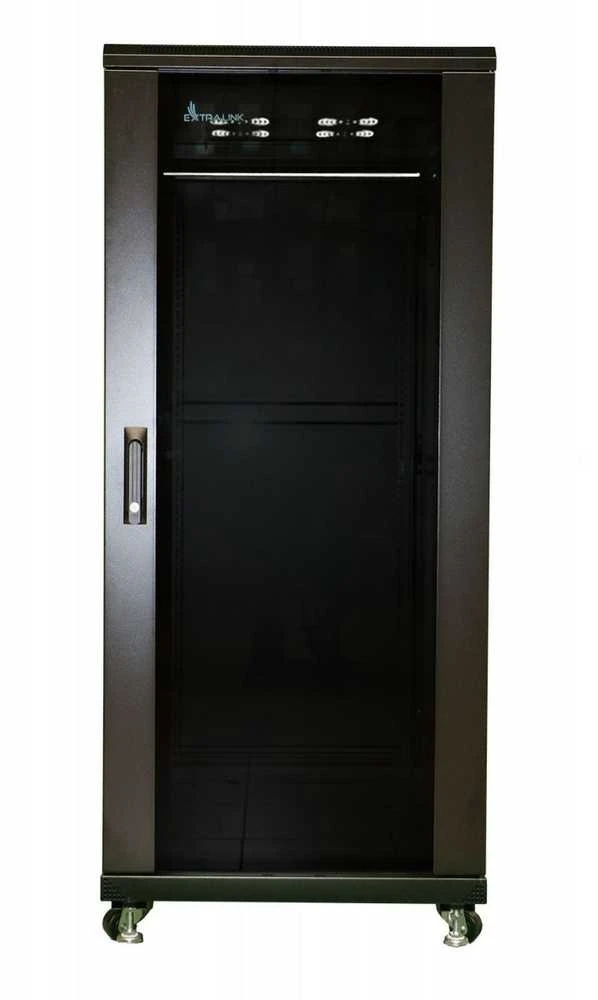 EXTRALINK 32U 800X800 stovima spintelė juodas