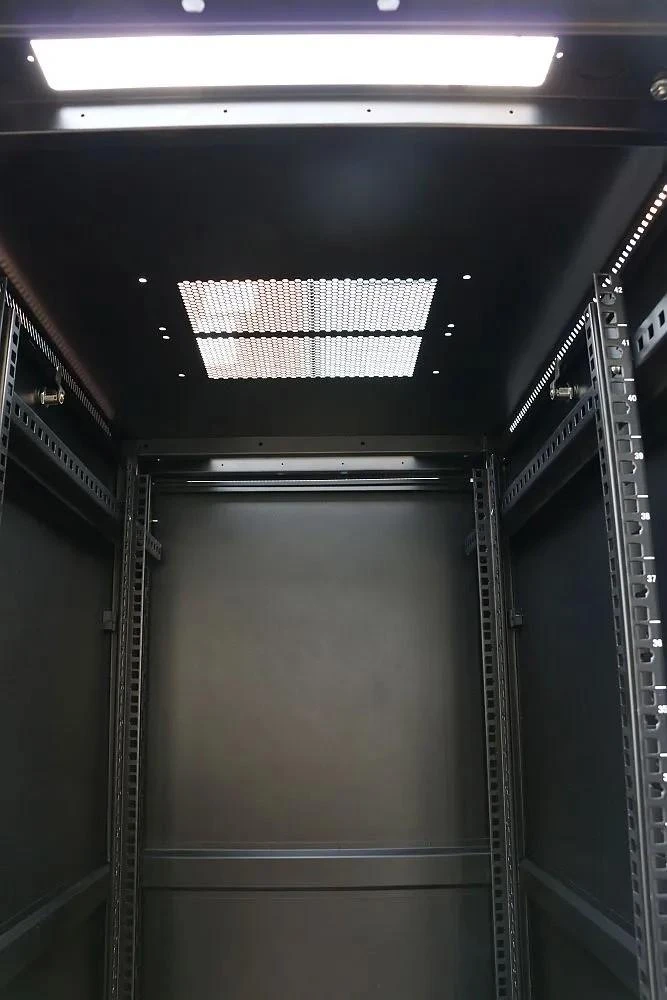 EXTRALINK 42U 800x1000 standing rackmount cabinet juodas