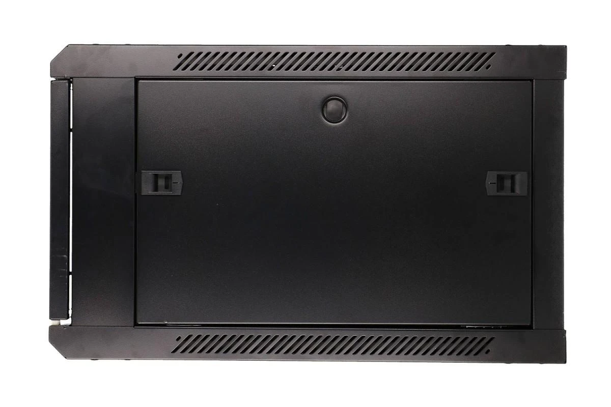 EXTRALINK 6U 600X600 AZH sieninė spintelė sūpynės tipo juodas
