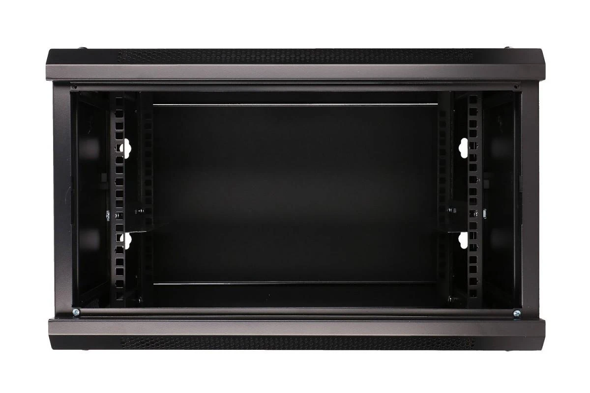 EXTRALINK 6U 600X600 AZH sieninė spintelė sūpynės tipo juodas