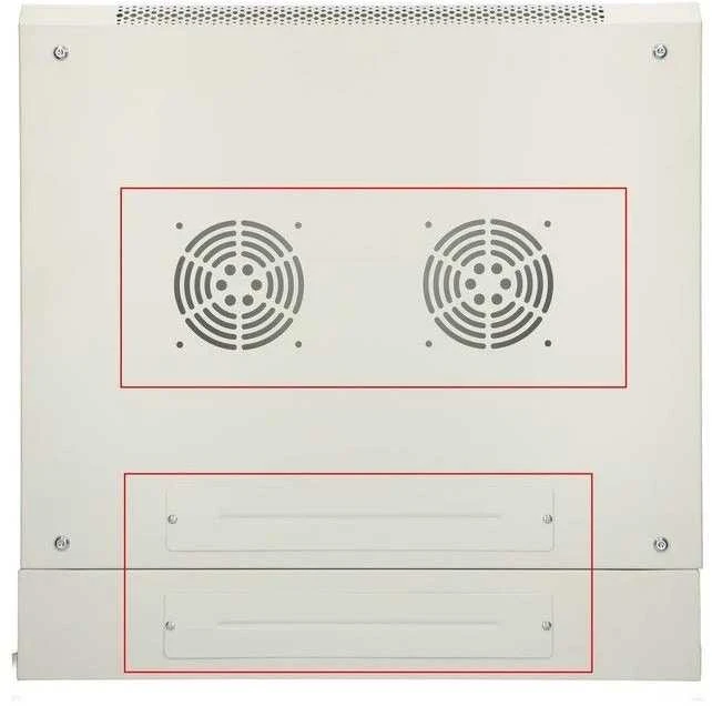 EXTRALINK 12U 600X600 AZH sieninė spintelė sūpynės tipo pilka