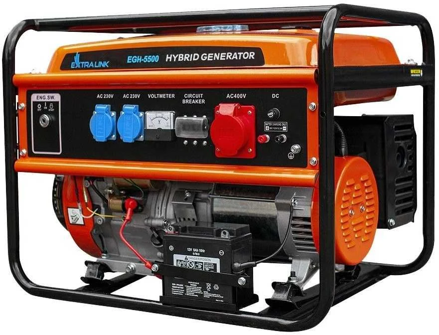 Hibridinis elektros generatorius Extralink EGH-5500, 5.5kW