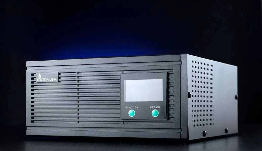 Extralink Piorun 1500VA/1200W | Inverteris | Gryna sinusinė banga, akumuliatoriaus įtampa 12V/24V DC