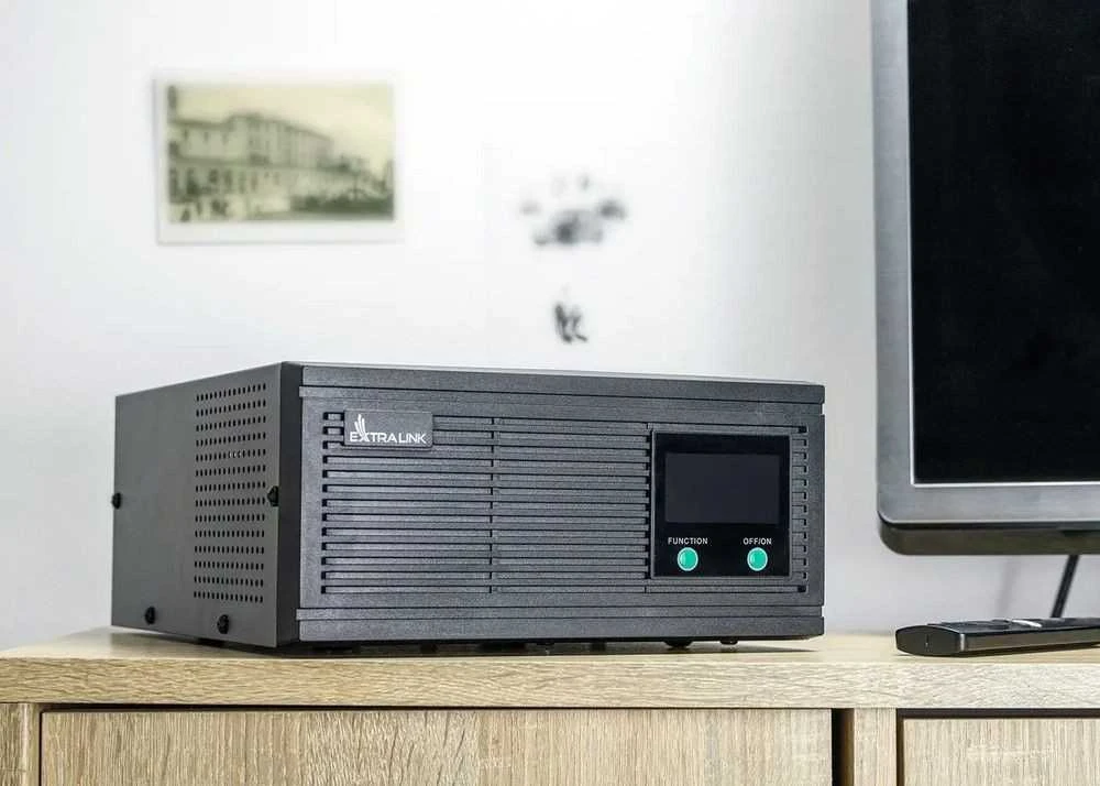Extralink PIORUN EX.31148 maitinimo adapteris / inverteris Automatinis 1600 W Juoda