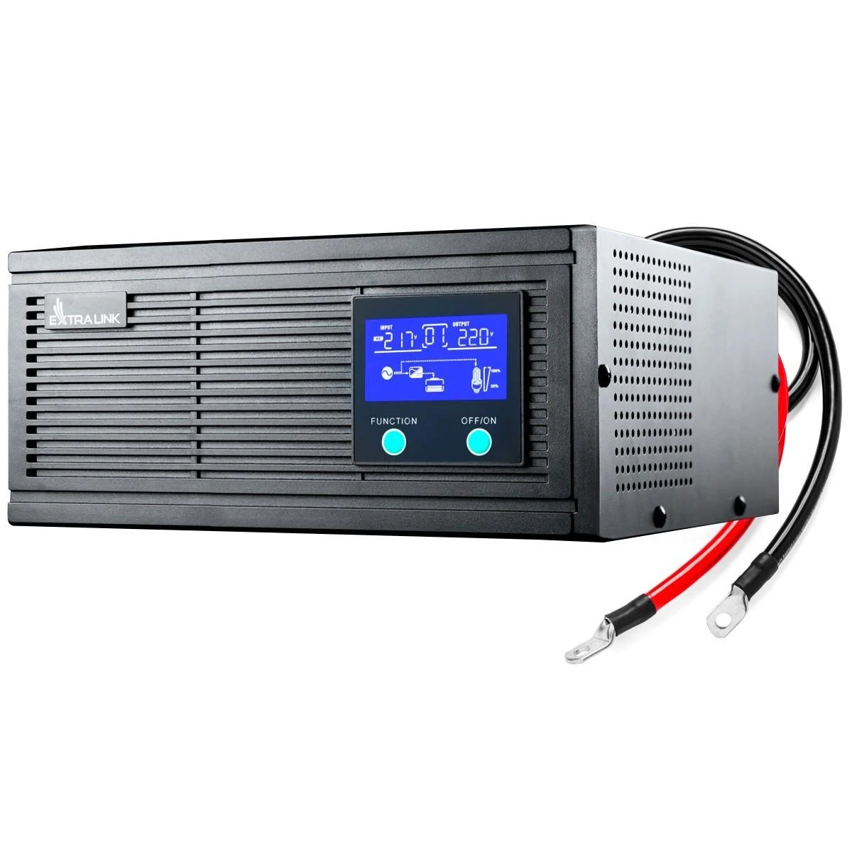 Extralink PIORUN EX.31148 maitinimo adapteris / inverteris Automatinis 1600 W Juoda