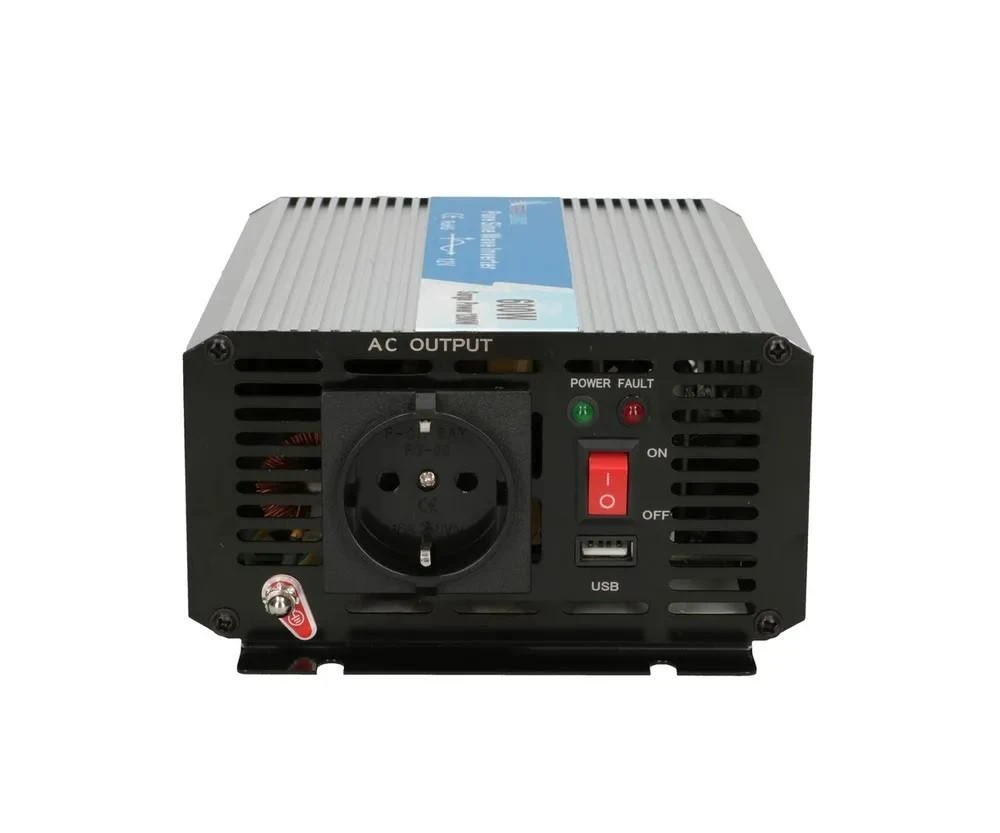 Extralink OPIP-600W keitiklio priekinė panelė su rozete