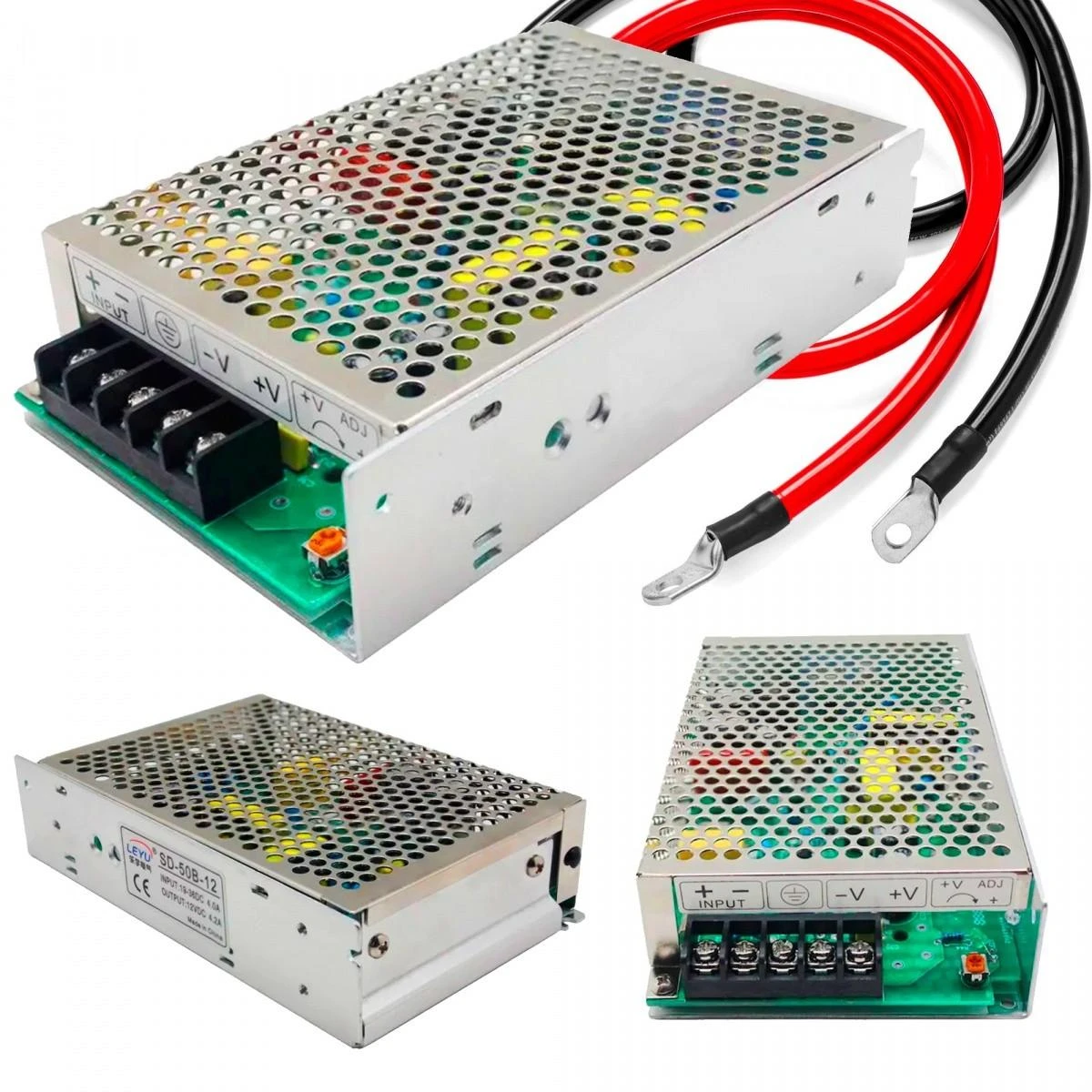 Extralink Įtampos keitiklis SD-50B-12