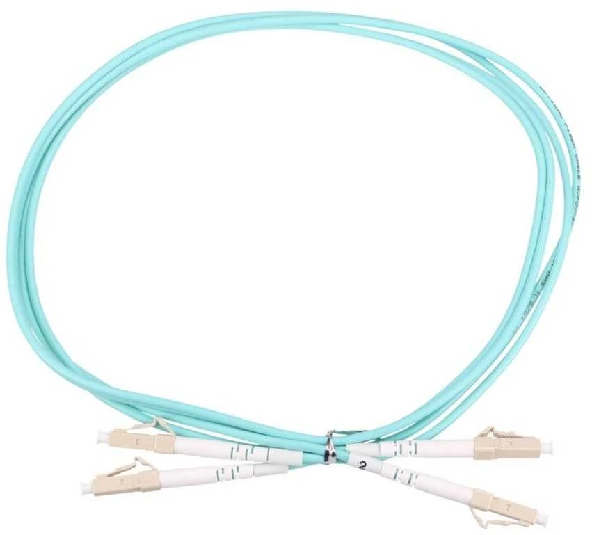 EXTRALINK Patchcord LC/UPC-LC/UPC MM OM3 dvipusis 3,0 mm 2 m