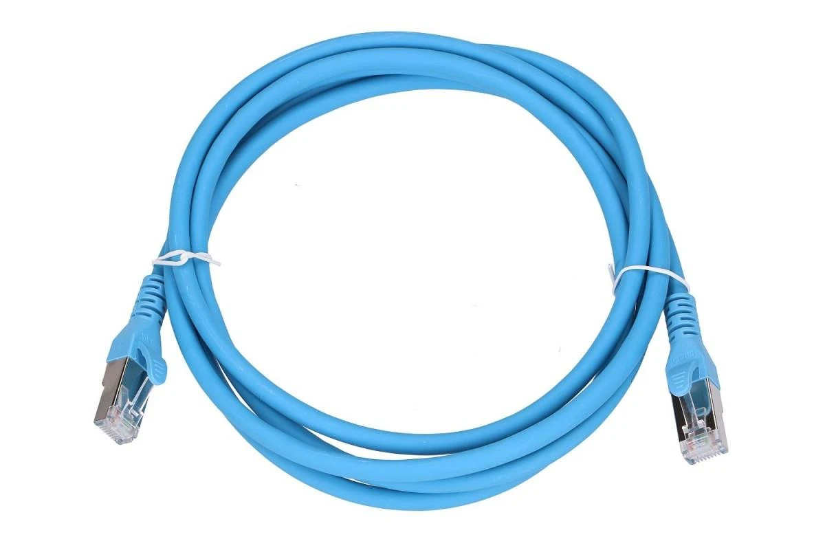 Extralink Kat.6A S/FTP 3m | LAN Patchcord | Varinė vytos poros, 10Gbps
