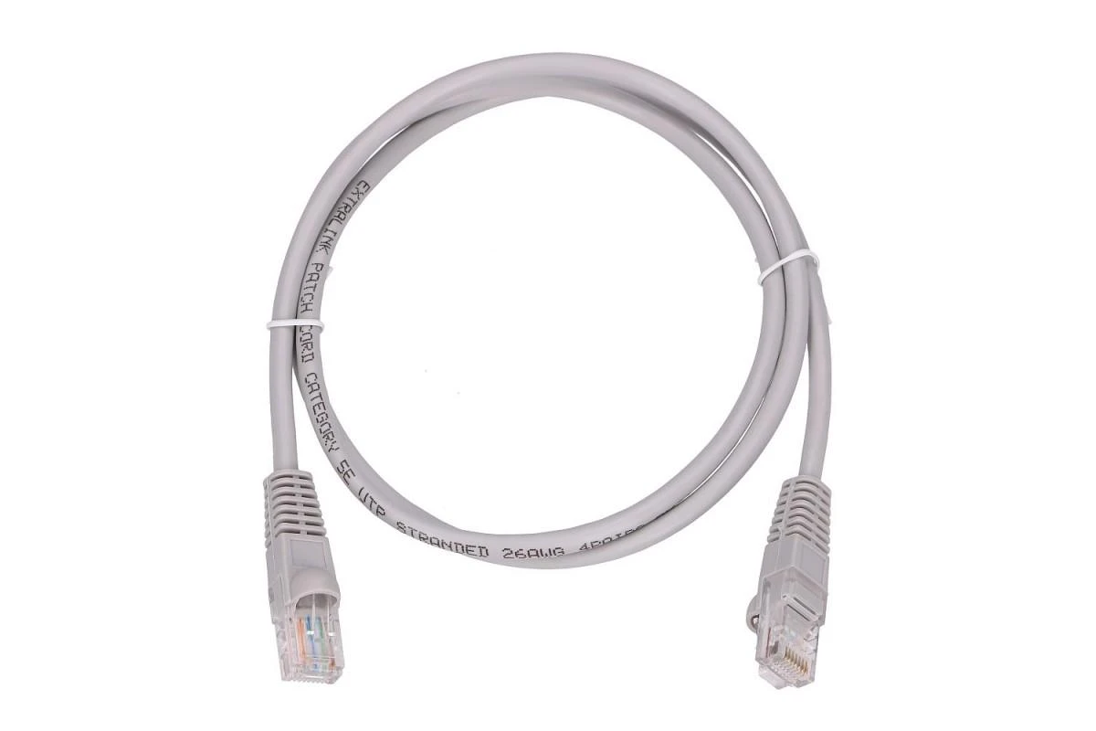 Extralink LAN LAN Patchcord CAT.5E UTP 2m vytos poros, varinis