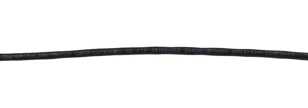 Extralink LAN tinklo kabelis Patchcord CAT.5E FTP, 3m, folijuota vytos poros, varinis