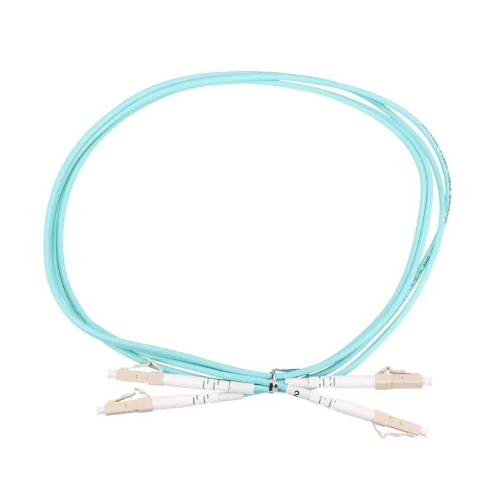 EXTRALINK Patchcord LC/UPC-LC/UPC MM OM3 dvipusis 3,0 mm 1 m