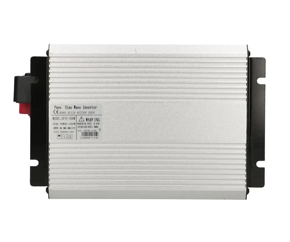 EXTRALINK automobilio įtampos keitiklis 12V-230V 500W grynas sinusas OPIP-500W