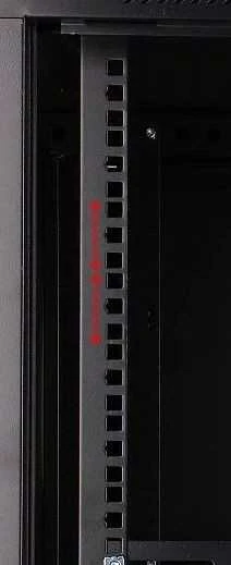 Extralink EX.7263-12U 600x450 Juoda | Spinta stovas | montuojamas ant sienos