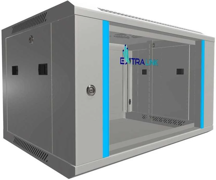 „Extralink EX.8550-6U“ 600x450 pilka | „Spinta“ lentyna | montuojama ant sienos