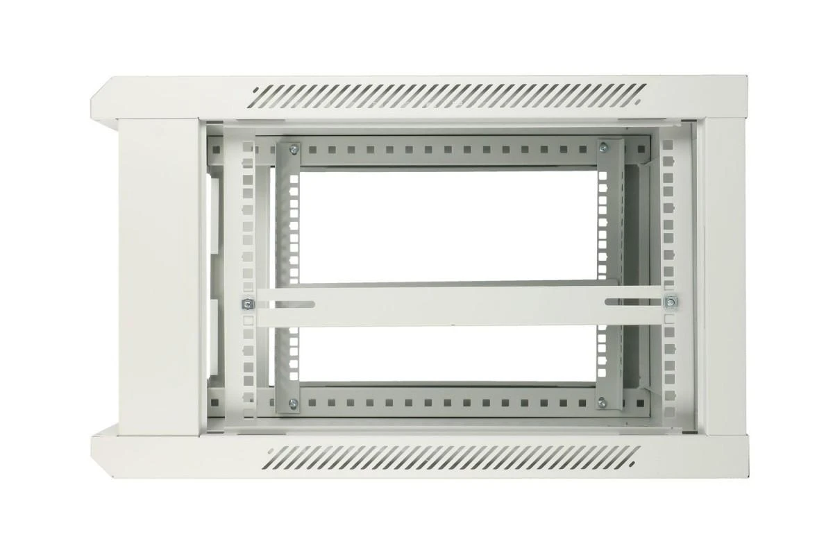 EXTRALINK 6U 600X450 ASP sieninė spintelė metalinių durų pilka