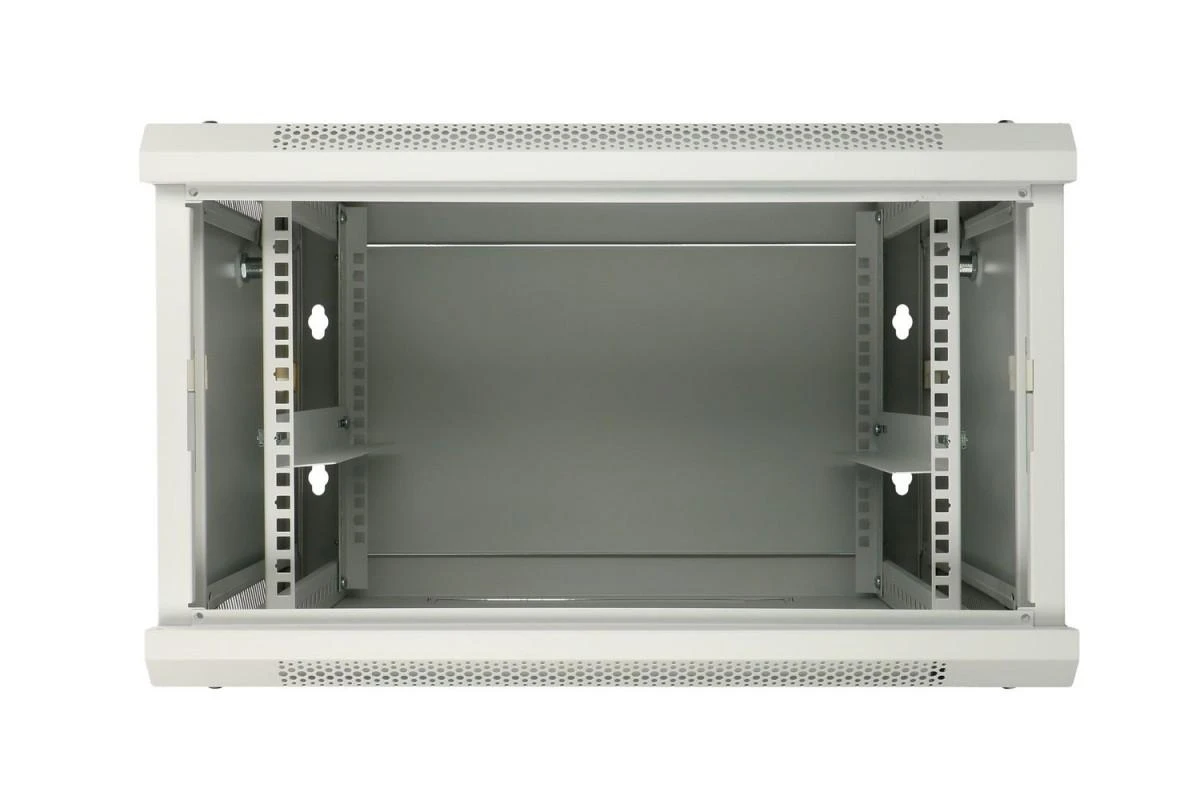 EXTRALINK 6U 600X450 ASP sieninė spintelė metalinių durų pilka