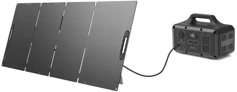 Sulankstoma saulės baterija Extralink EPS-120W įkrovimo stotelėms