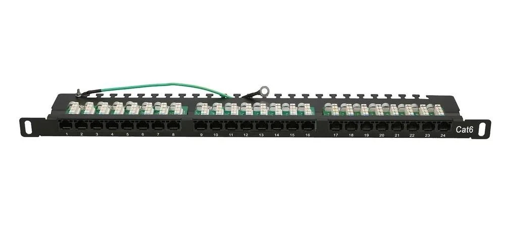 EXTRALINK 0.5U 24 prievadų CAT6 UTP pataisų skydelis