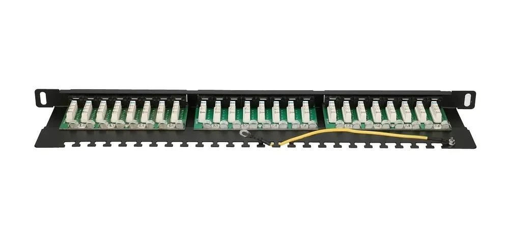 EXTRALINK 0.5U 24 prievadų CAT6 UTP pataisų skydelis