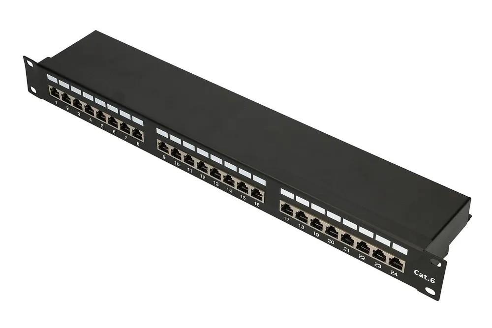 EXTRALINK 24 prievadų CAT6 STP pataisų skydelis V2