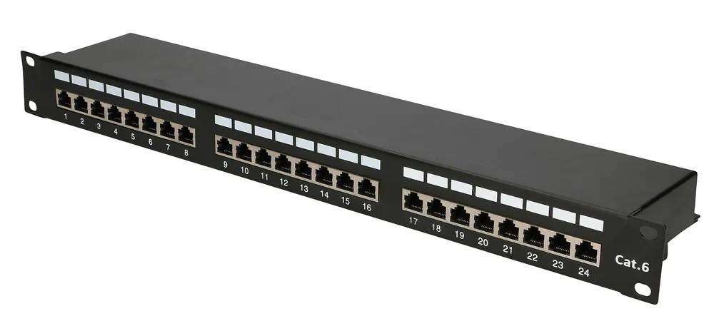 EXTRALINK 24 prievadų CAT6 STP pataisų skydelis V2
