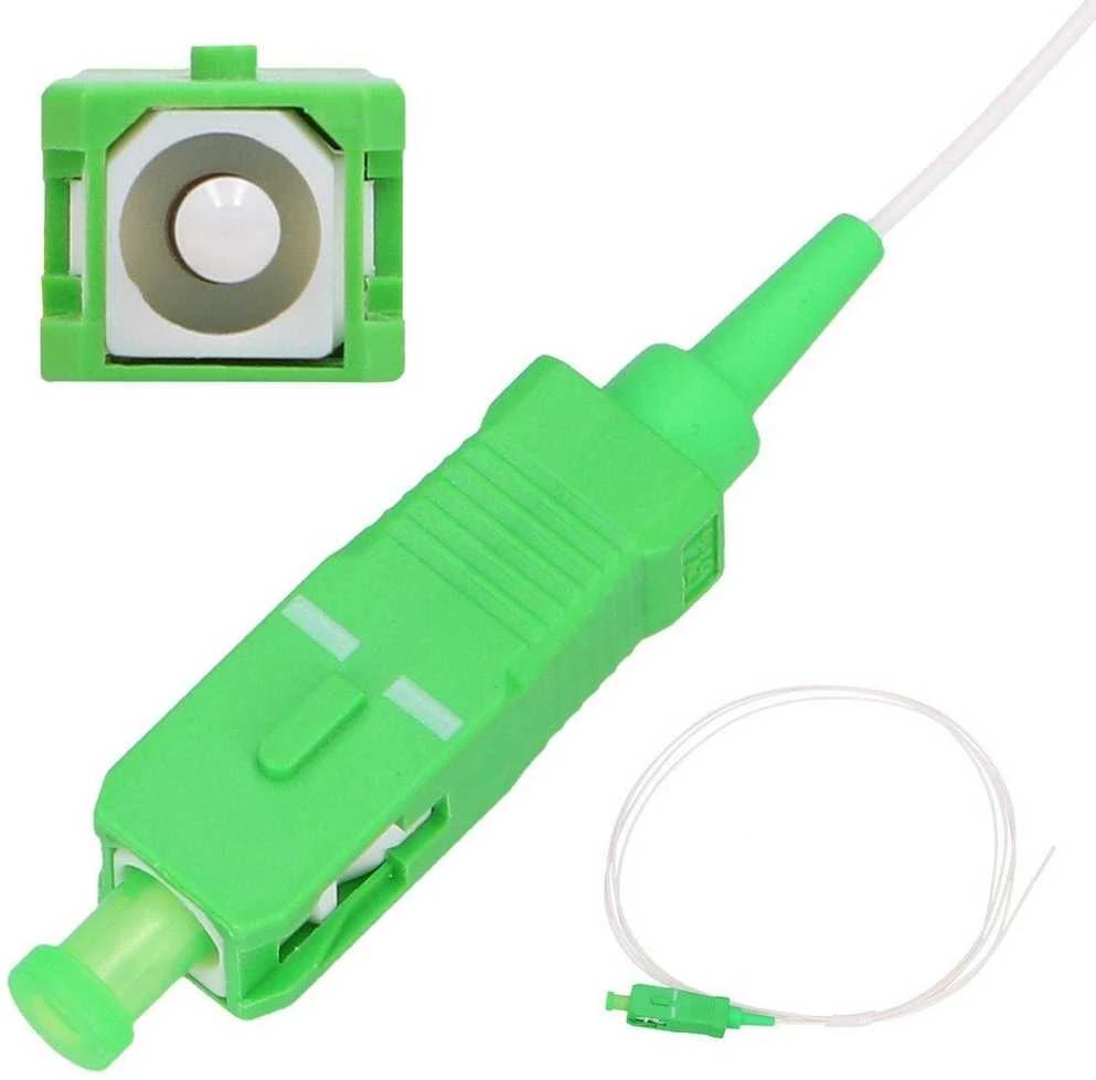EXTRALINK Pigtail SC/APC SM 900um G.657A 1,5m lengva juostelė baltas