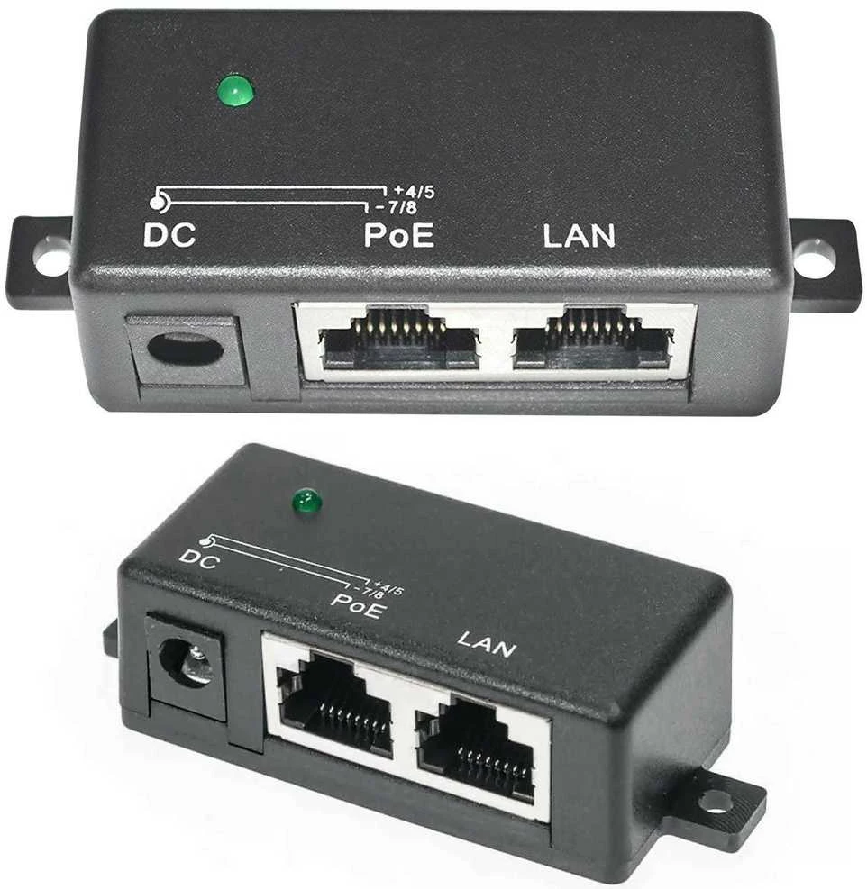 „Extralink“ 1 prievadas | PoE injektorius | 1 x 100 Mb/s RJ45, „Cube“
