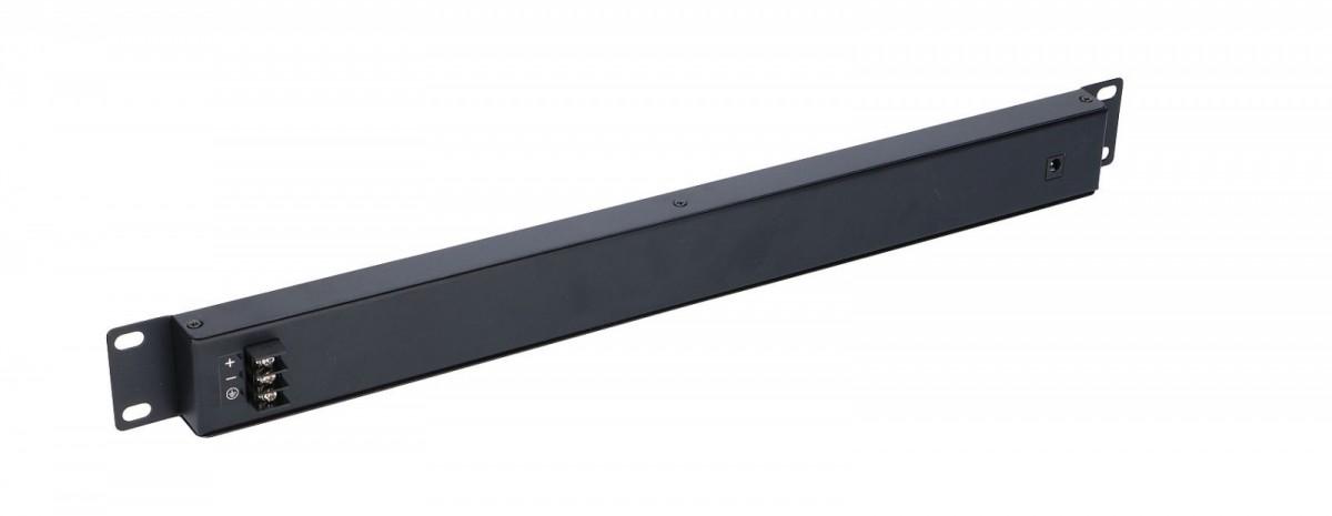 EXTRALINK 16 prievadų pasyvus PoE purkštukas / adapteris 10/100Mbps 12v ~ 48v DC stovas 19"