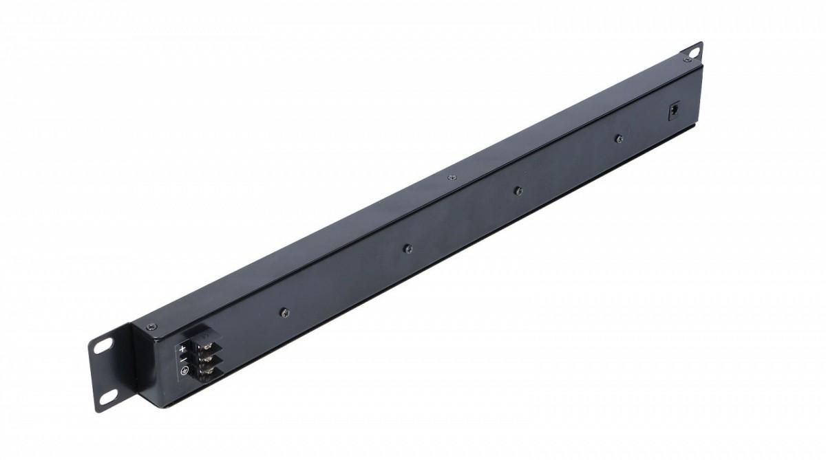 EXTRALINK 24 prievadų pasyvus PoE purkštukas / adapteris 10/100Mbps 12v ~ 48v DC stovas 19"