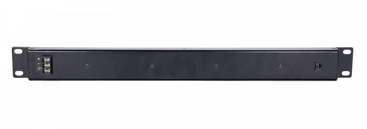 EXTRALINK 24 prievadų pasyvus PoE purkštukas / adapteris 10/100Mbps 12v ~ 48v DC stovas 19"