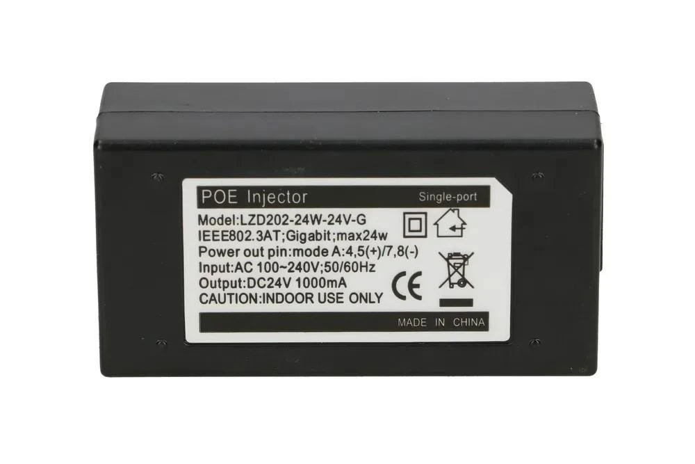 ExtraLink PoE injektorius su technine etikete