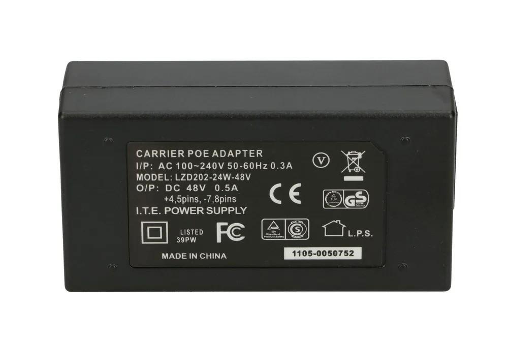 Extralink Maitinimo šaltinis PoE 48V 0.5A 24W 2xRJ45 su AC maitinimo laidu