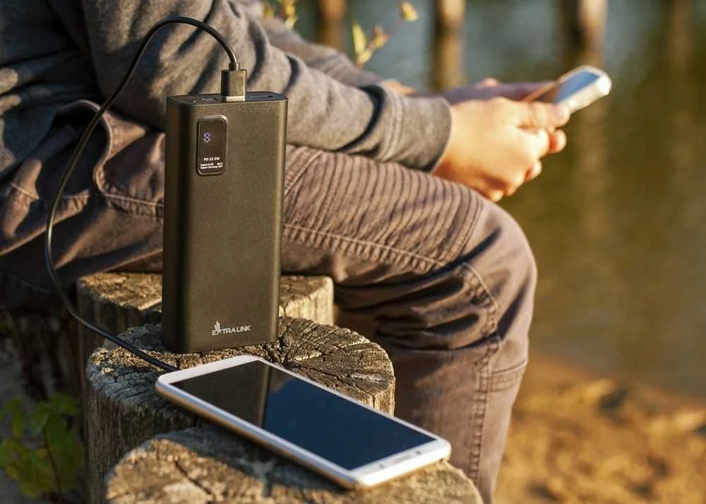 Atsarginis maitinimo šaltinis ("Power Bank") Powerbankas Extralink EPB-067B 10000mAh, juodas