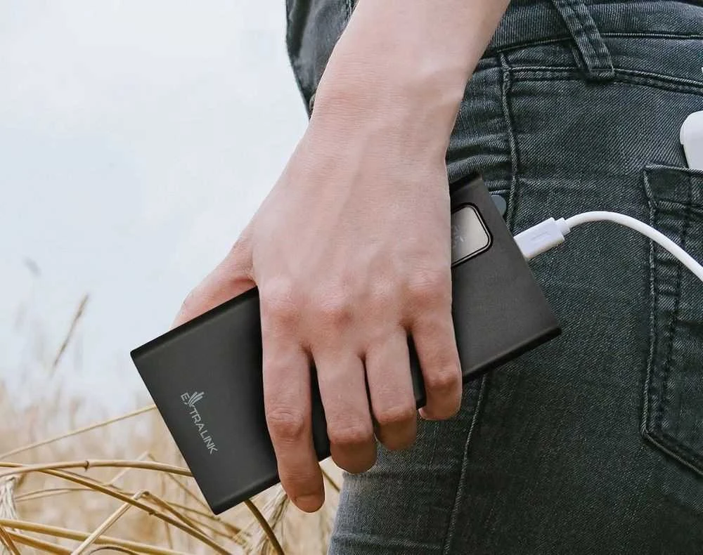Atsarginis maitinimo šaltinis ("Power Bank") Powerbankas Extralink EPB-067B 10000mAh, juodas