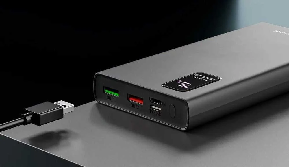 Atsarginis maitinimo šaltinis ("Power Bank") Powerbankas Extralink EPB-067B 10000mAh, juodas