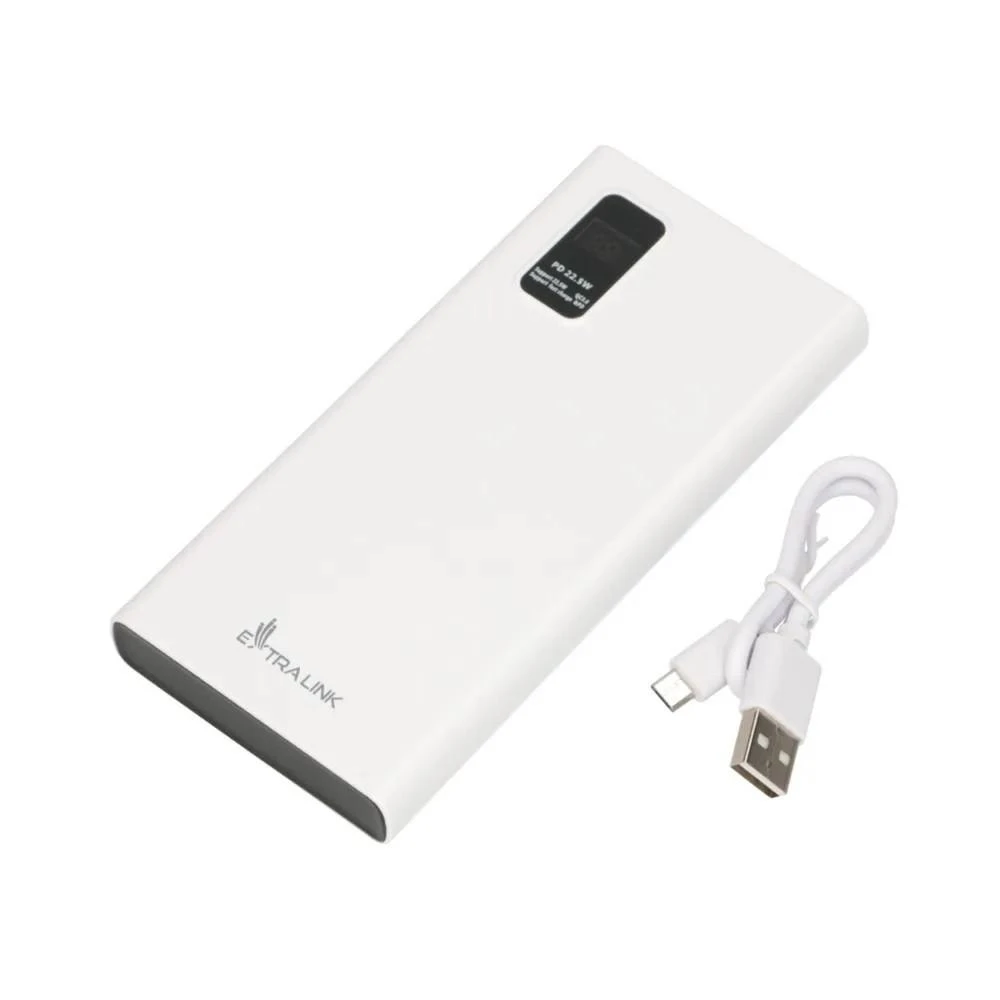 Extralink powerbank EPB-067B 10000mAh greito įkrovimo balta