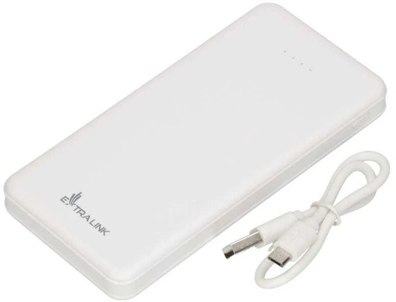 Extralink EPB-078W 10000mAh Baltas | Nešiojamoji baterija | Nešiojamoji baterija, USB-C