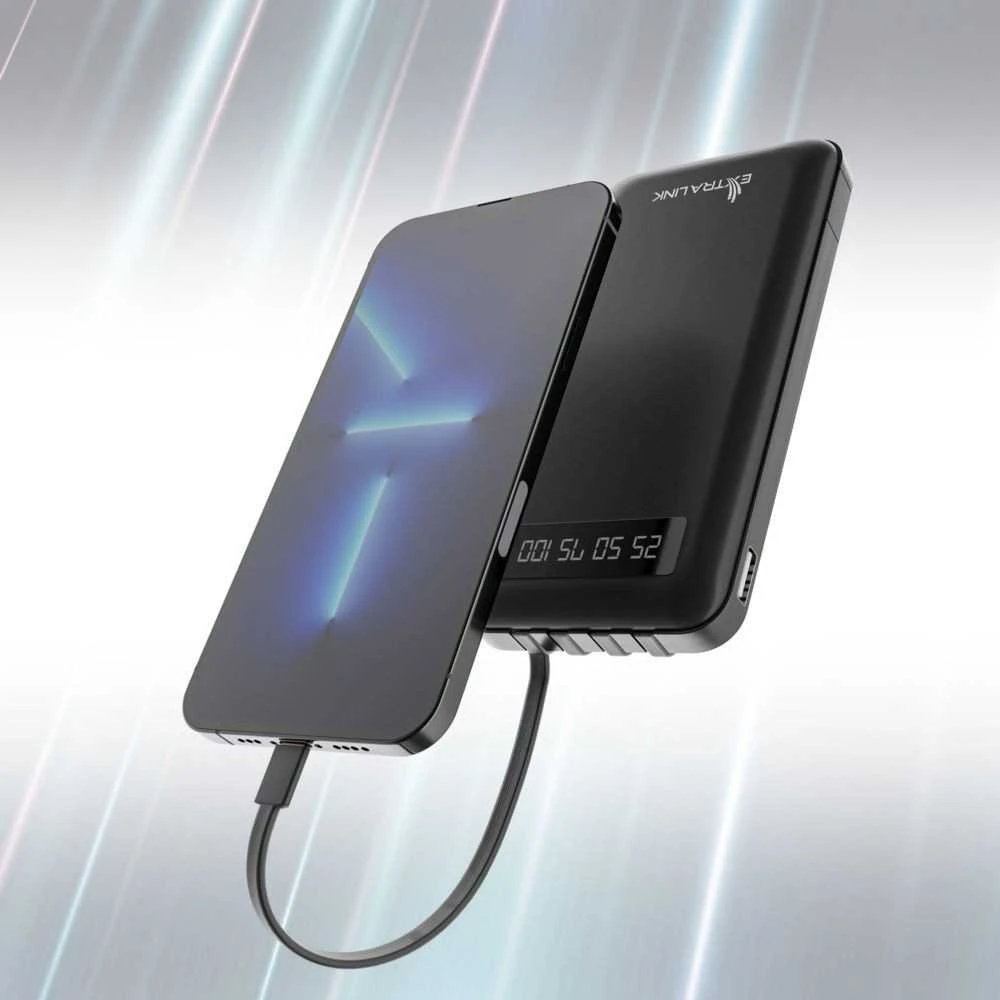 Extralink EPB-083 10000mAh Juodas | Powerbank | Power bank, USB-C