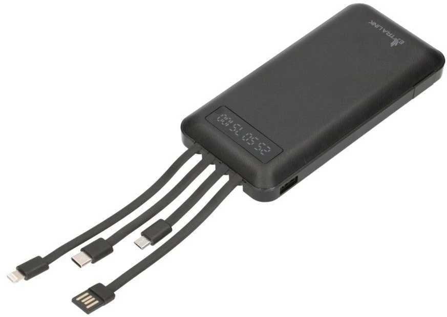 Extralink EPB-083 10000mAh Juodas | Powerbank | Power bank, USB-C