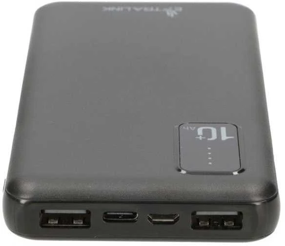Extralink EPB-098B 10000mAh Juodas | Powerbank | Maitinimo blokas, USB-C