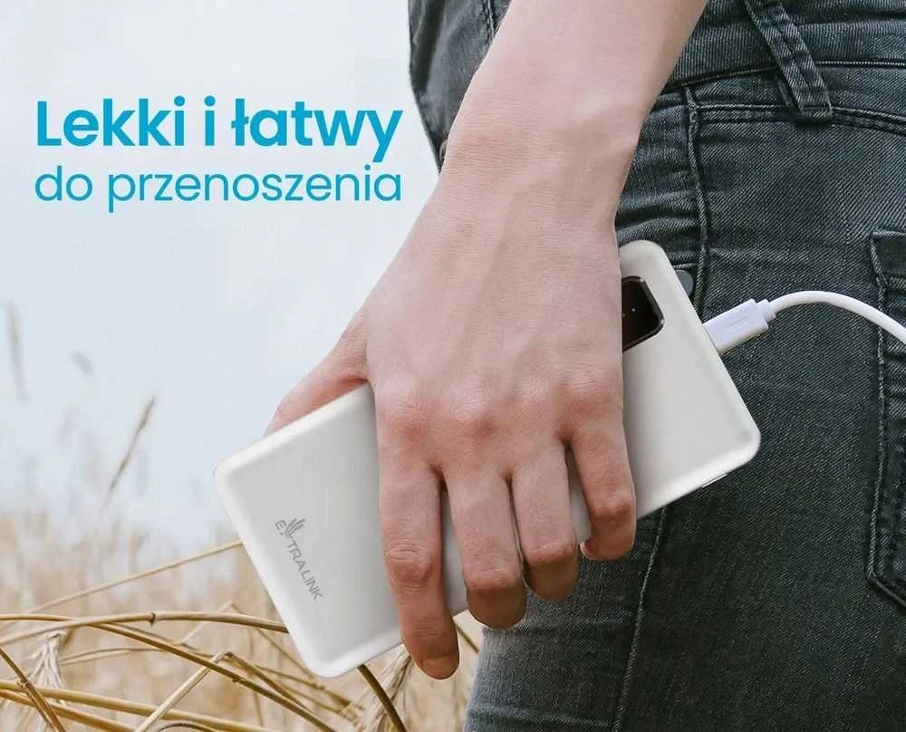 Atsarginis maitinimo šaltinis ("Power Bank") Atsarginis maitinimo šaltinis ("Power Bank") Extralink EPB-098W 10000mAh 5V