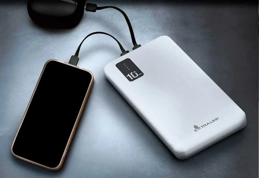 Atsarginis maitinimo šaltinis ("Power Bank") Atsarginis maitinimo šaltinis ("Power Bank") Extralink EPB-098W 10000mAh 5V