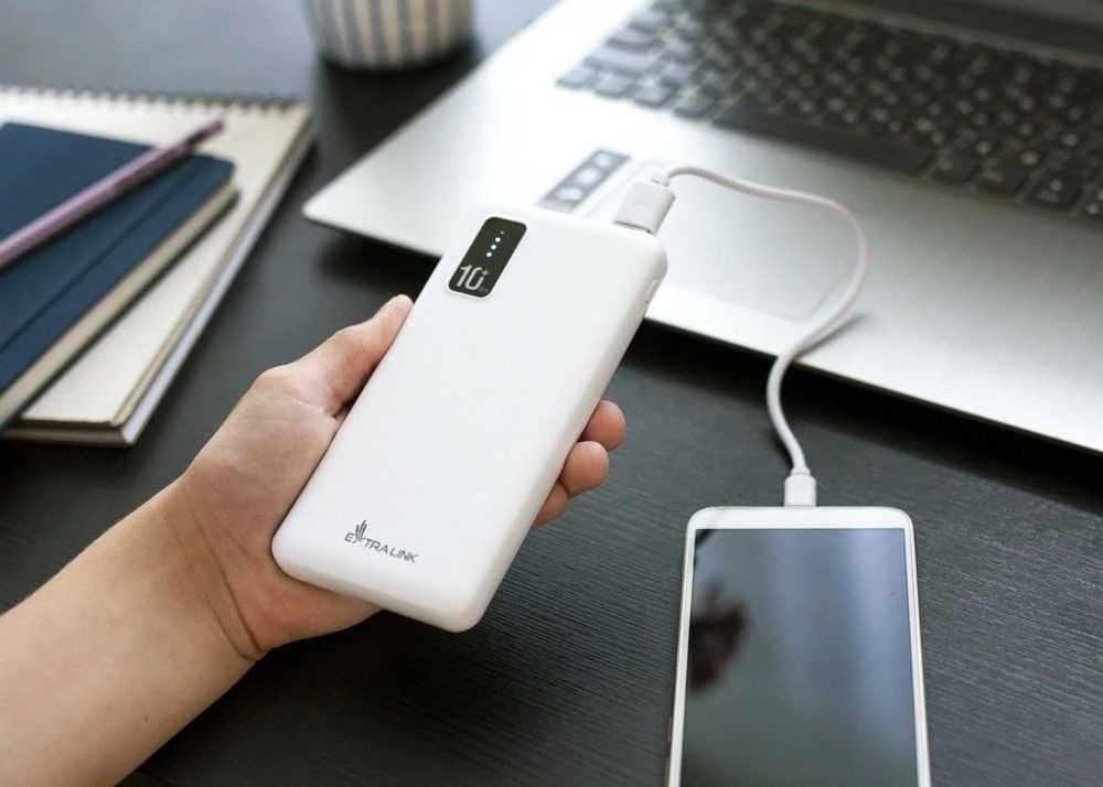 Atsarginis maitinimo šaltinis ("Power Bank") Atsarginis maitinimo šaltinis ("Power Bank") Extralink EPB-098W 10000mAh 5V