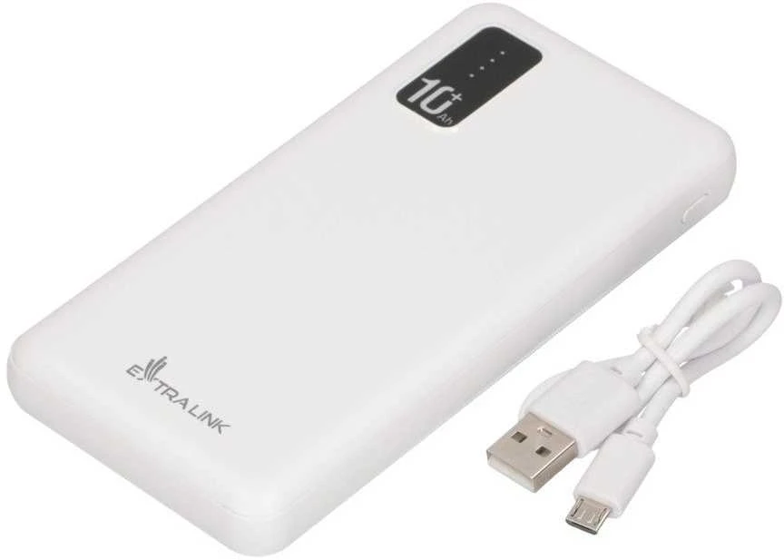 Atsarginis maitinimo šaltinis ("Power Bank") Atsarginis maitinimo šaltinis ("Power Bank") Extralink EPB-098W 10000mAh 5V