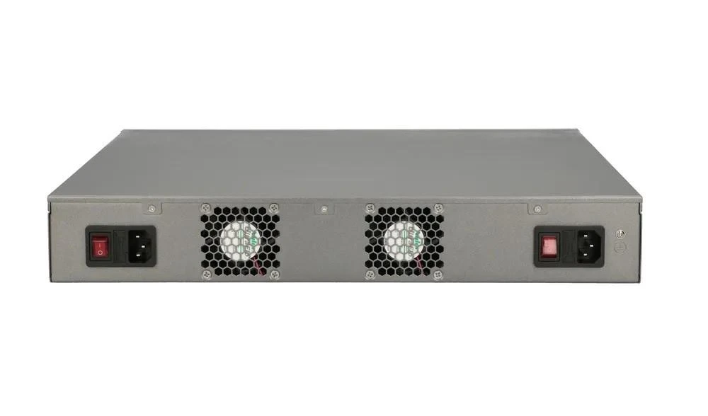 Maršrutizatorius EXTRALINK Predator v2 EPON OLT 1U 19 colių 8x gigabit PON jungtys 4x 10G SFP+ uplink jungtys 4x 1G jungtys