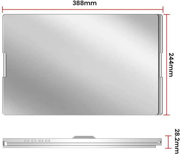 Monitorius „Extralink Smart Life S880 16“ | Nešiojamieji nešiojamųjų kompiuterių monitoriai | 2 monitoriai, IPS, 1920 x 1200