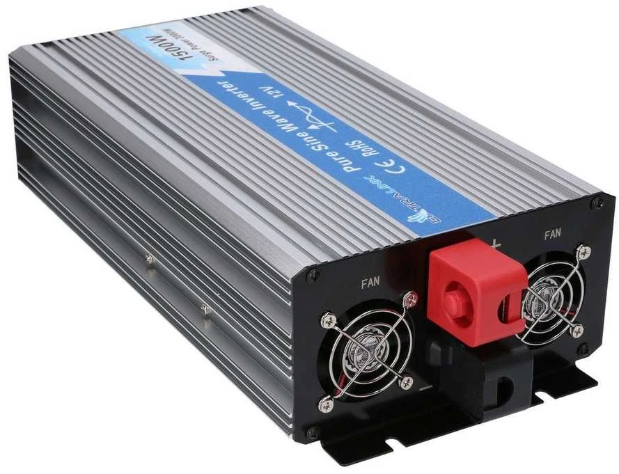 Extralink OPIP-1500W keitiklio galinė dalis su ventiliatoriais