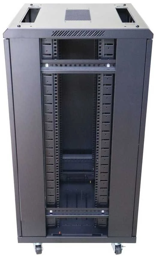 Extralink 27U 600x600 juoda | Rack tipo spintelė | pastatoma ant grindų